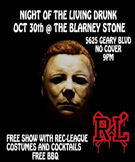 Flyer for Night Of The Living Drunk