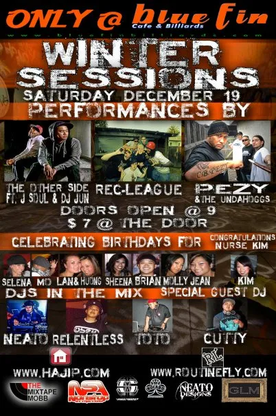 Flyer for Winter Sessions