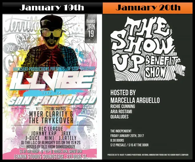Flyer for The Show UP
