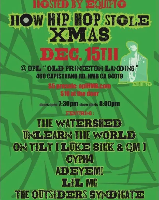 Flyer for How Hip Hop Stole XMAS