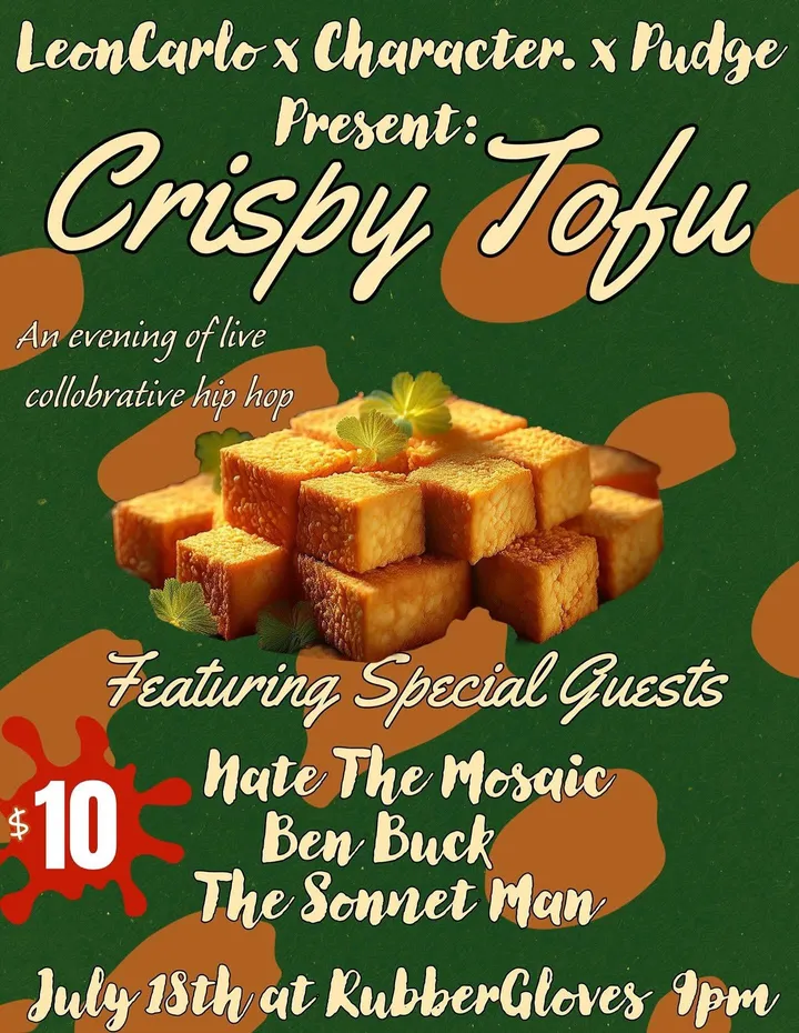 Flyer for Crispy Tofu