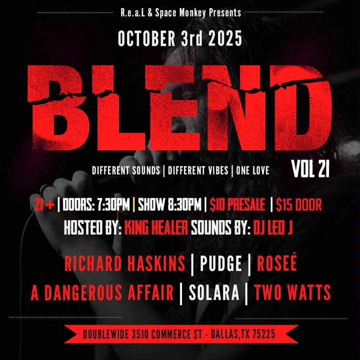 Flyer for Blend
