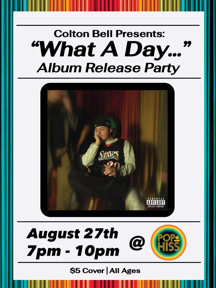 Flyer for What A Day Listening Party