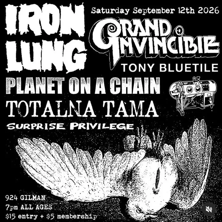 Flyer for Iron Lung & Grand Invincible