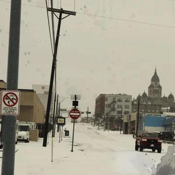 Empty Streets (Snow Day 26) cover