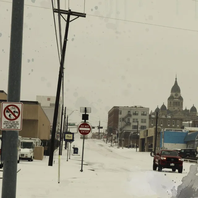 Empty Streets (Snow Day 26) cover